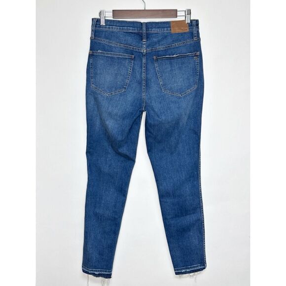 Madewell Women's 10" High Rise Skinny Jeans Size 29 Style H6319 Drop Hem Edition - Picture 5 of 12
